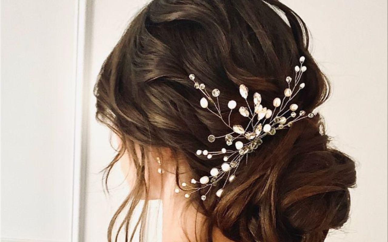 penteados para casamento simples