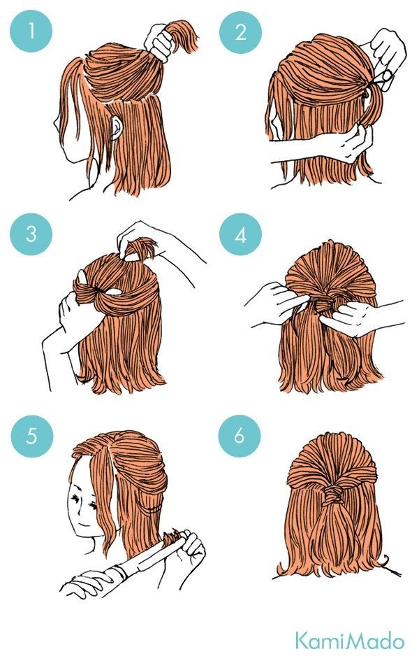 penteados rápidos para meninas