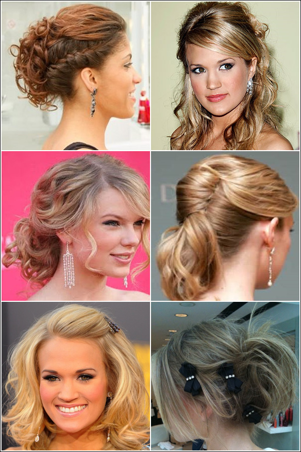 penteados para cabelo médio para casamento