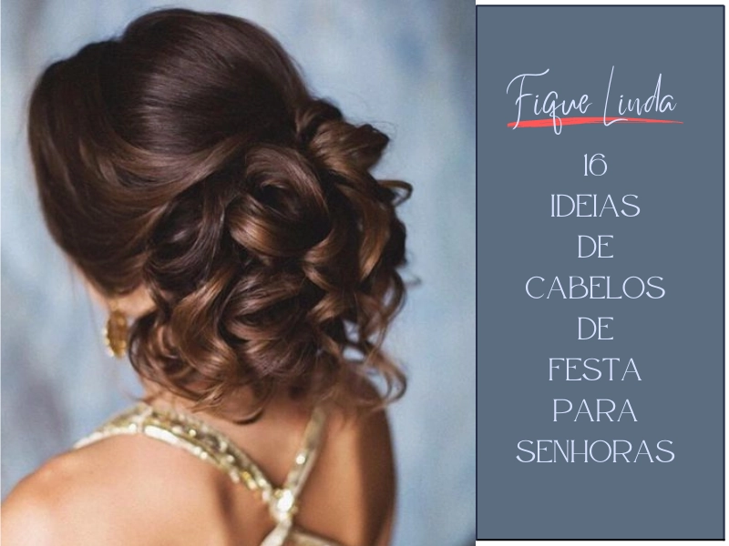 penteados semi presos cabelo médio festa