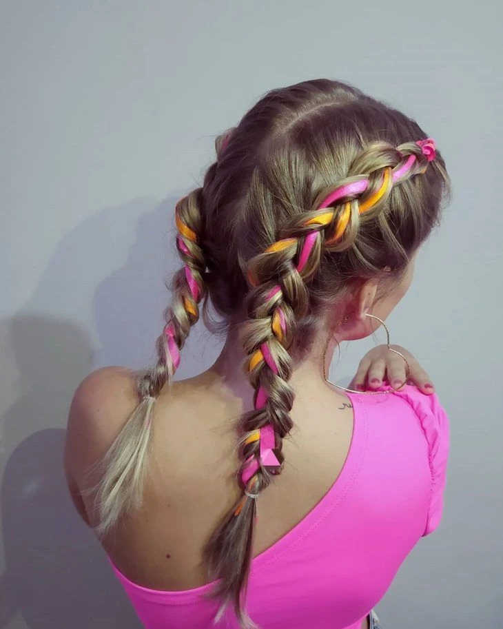 como fazer penteado de festa junina rápido