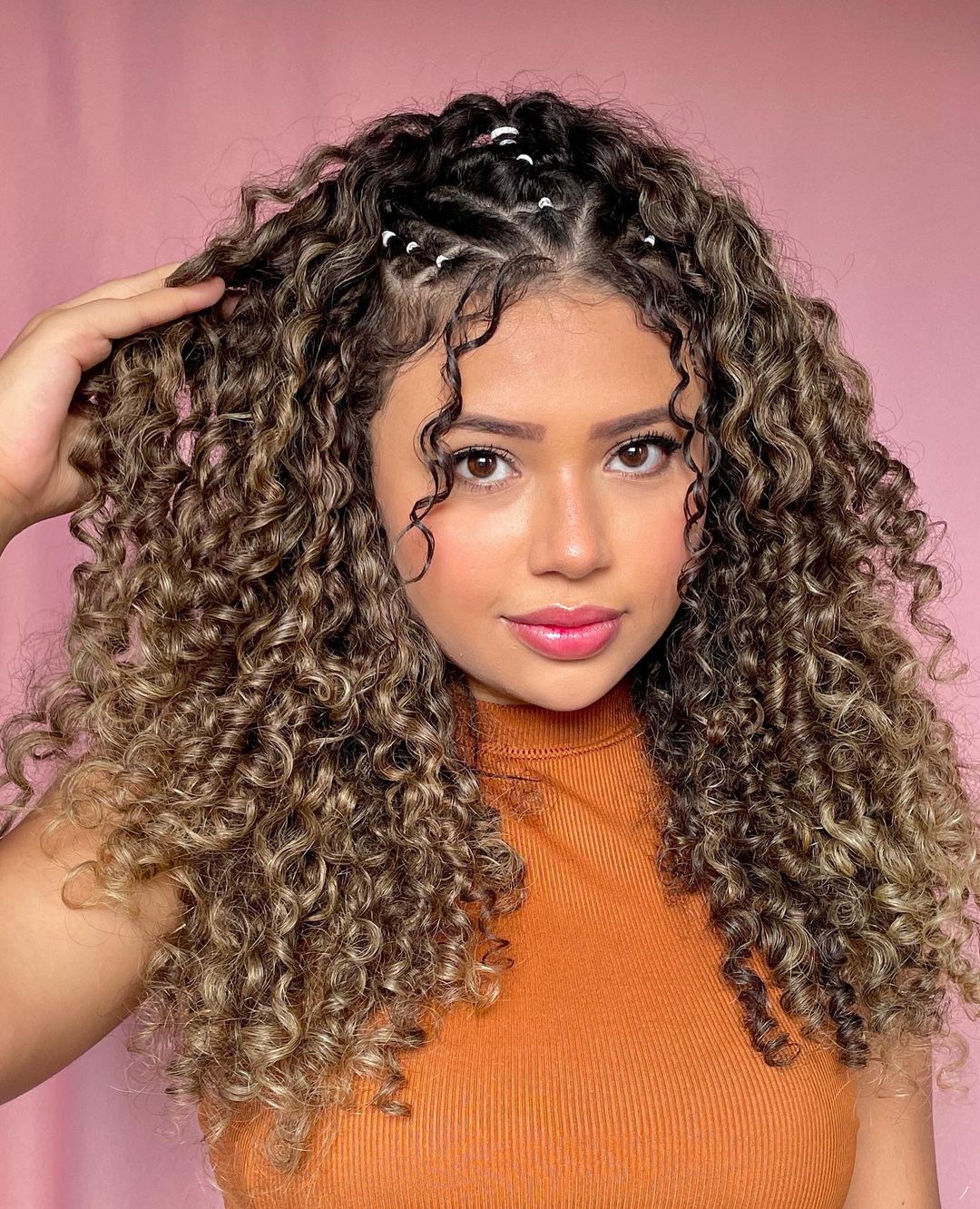 acessórios para cabelo cacheado escolar