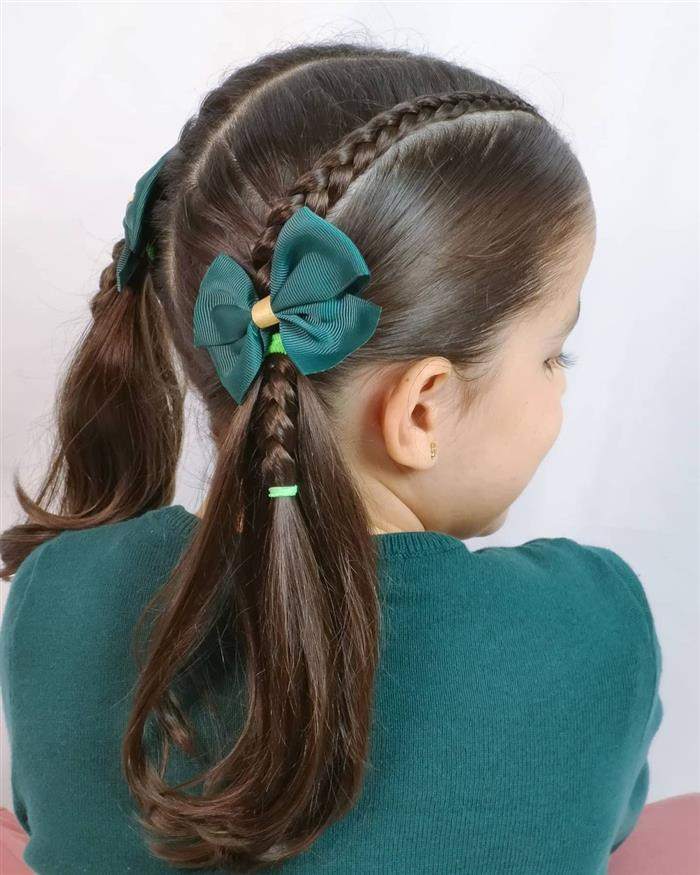 penteados para cabelo cacheado infantil escola