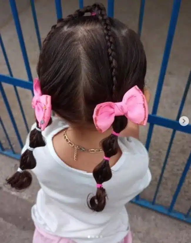 penteados para cabelo curto infantil escola