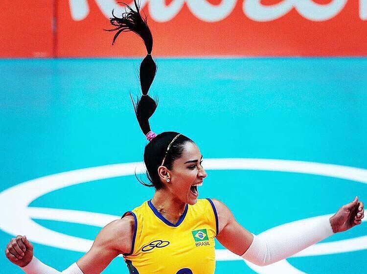 penteados vôlei para treino