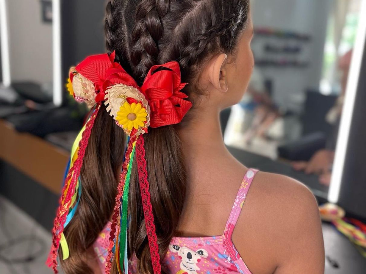 penteados para festa junina cabelo curto