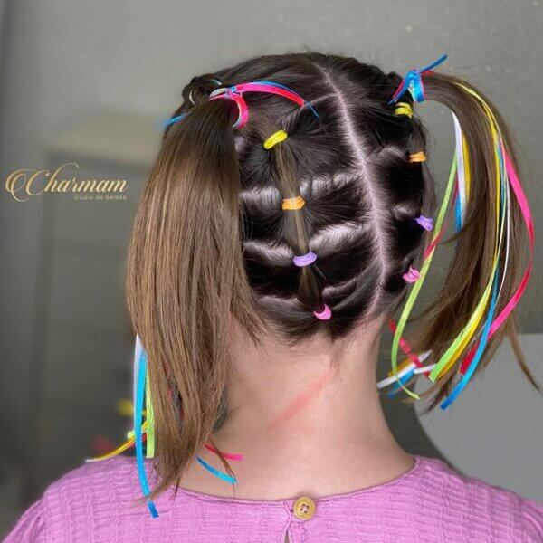 penteados com cabelo solto são joão
