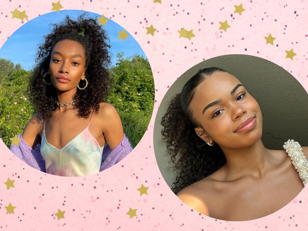 penteados para cabelo em transição