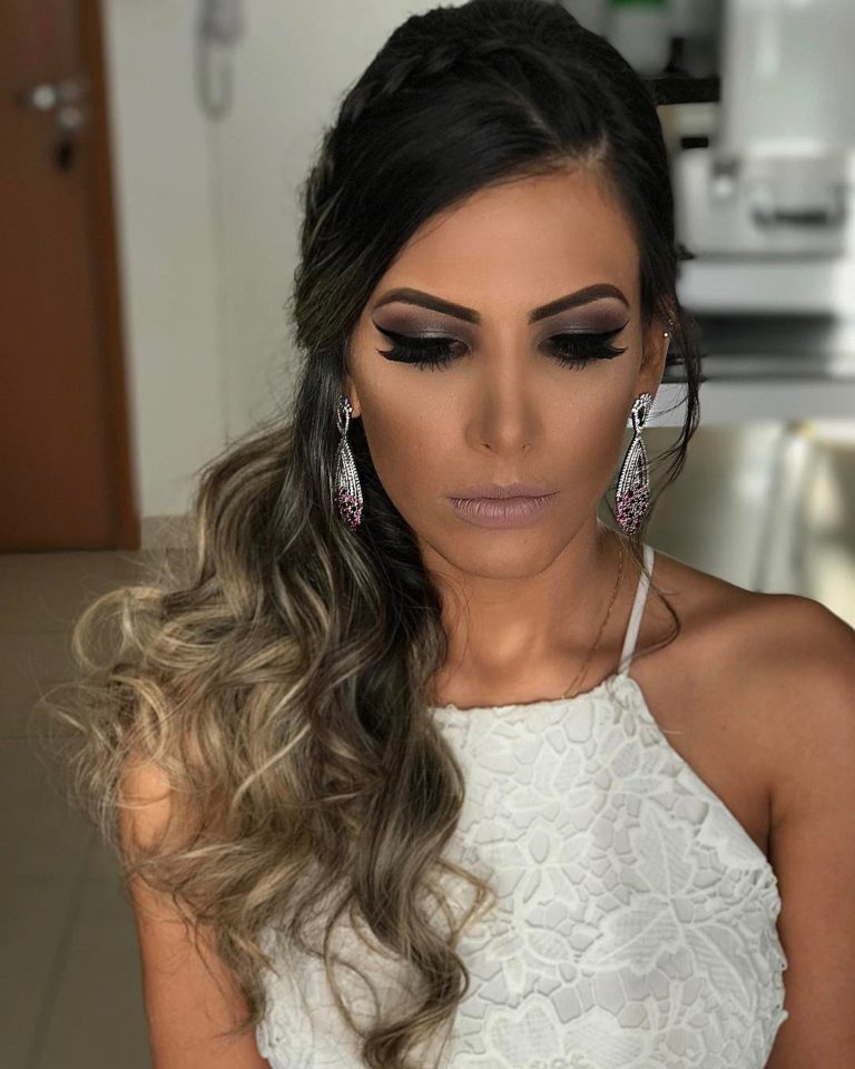 penteados elegantes para formatura
