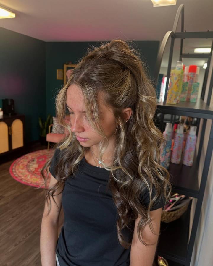 penteados presos cabelo curto