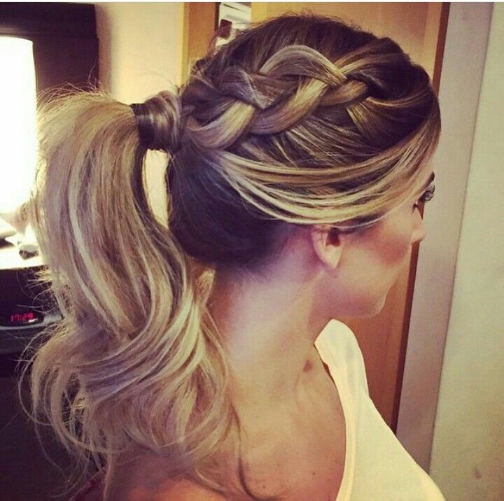 penteado para casamento rabo de cavalo
