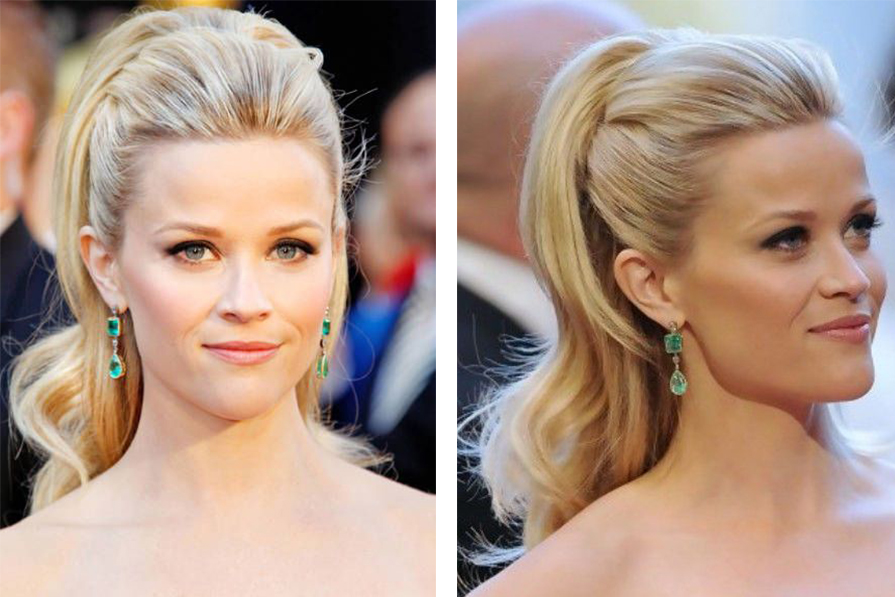 penteado rabo de cavalo formatura