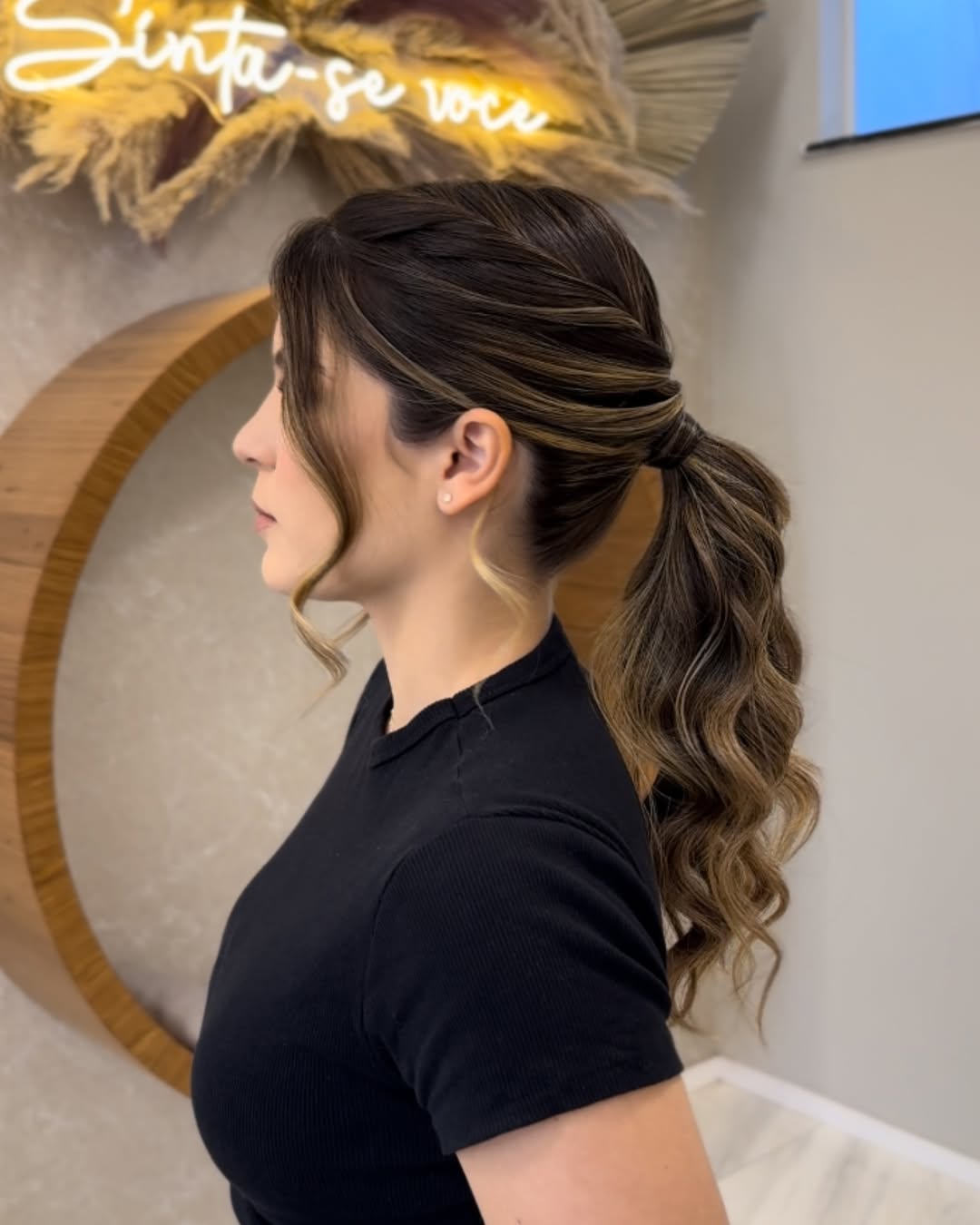 penteado rabo de cavalo cabelo curto