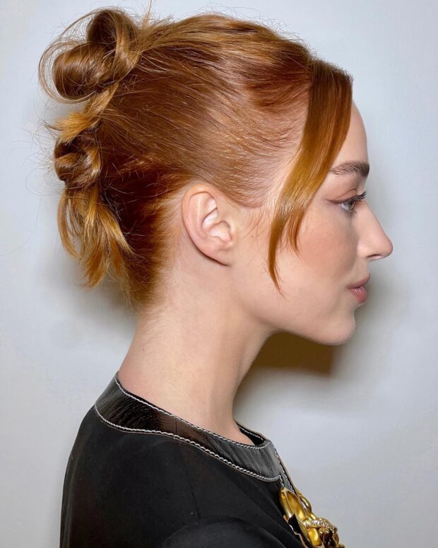 penteados para cabelo médio