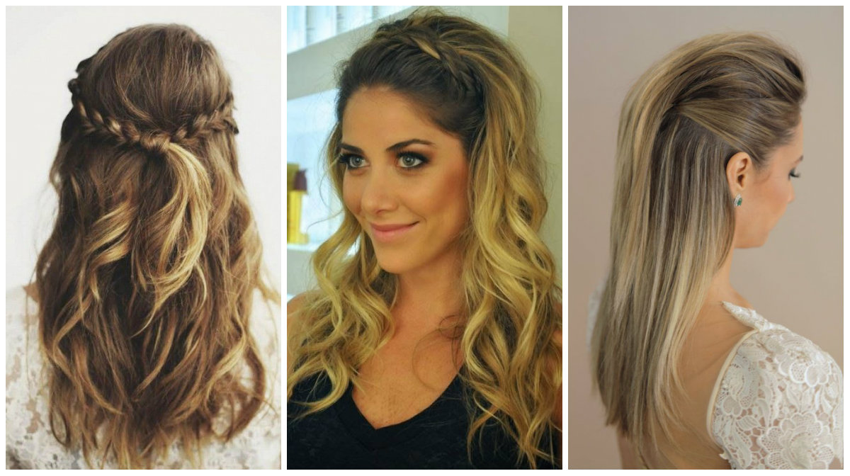 penteados para trabalho cabelo solto