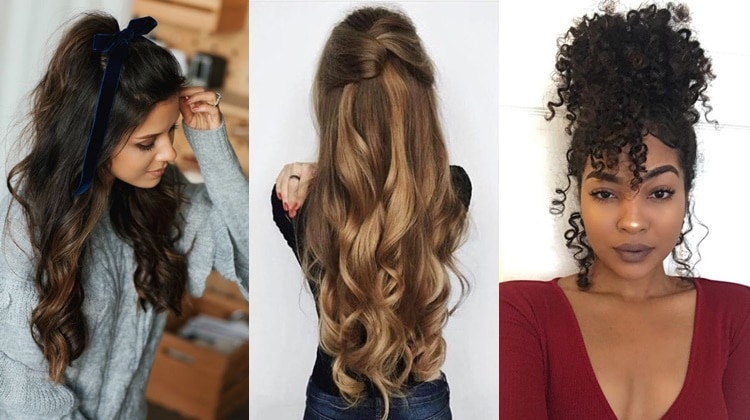 penteados para cabelo solto e curto