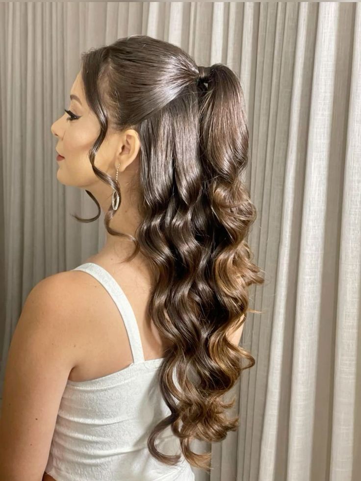 penteados para cabelo liso/ondulado/cacheado/crespo
