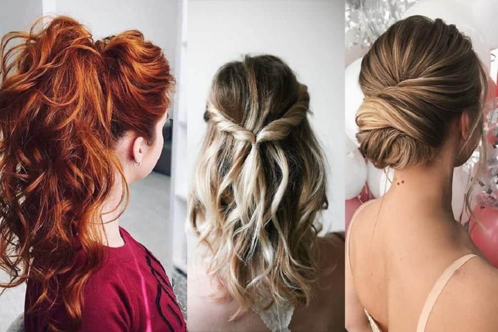 penteados para madrinha cabelo medio 2026