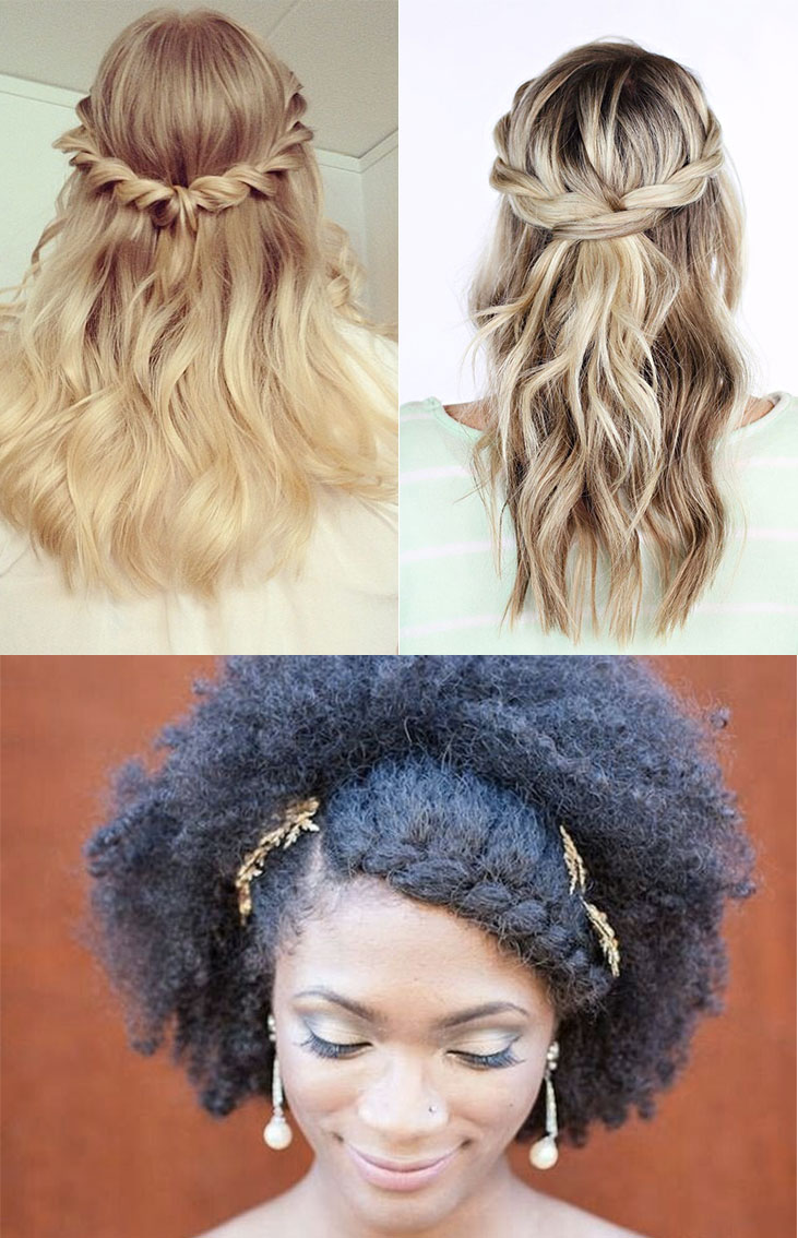 como fazer penteado de festa em casa