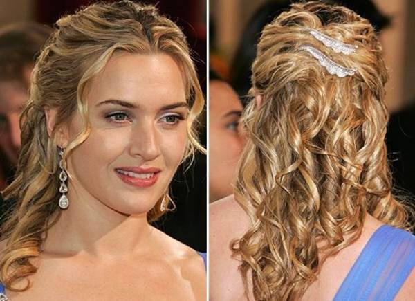penteados para cabelo liso festa