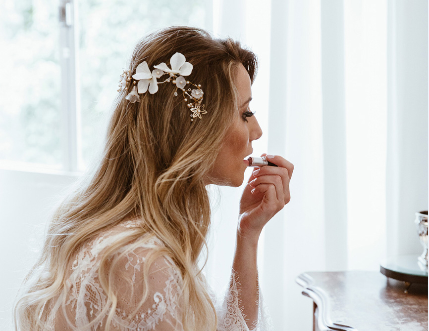 penteado noiva solto ondas hollywoodianas