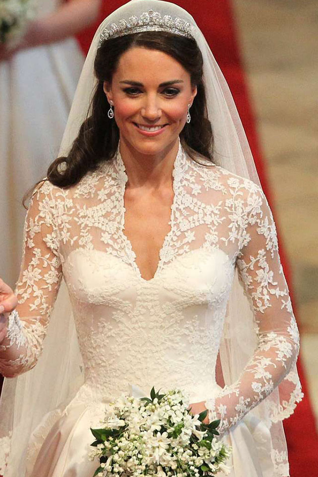 vestido princesa com cabelo solto