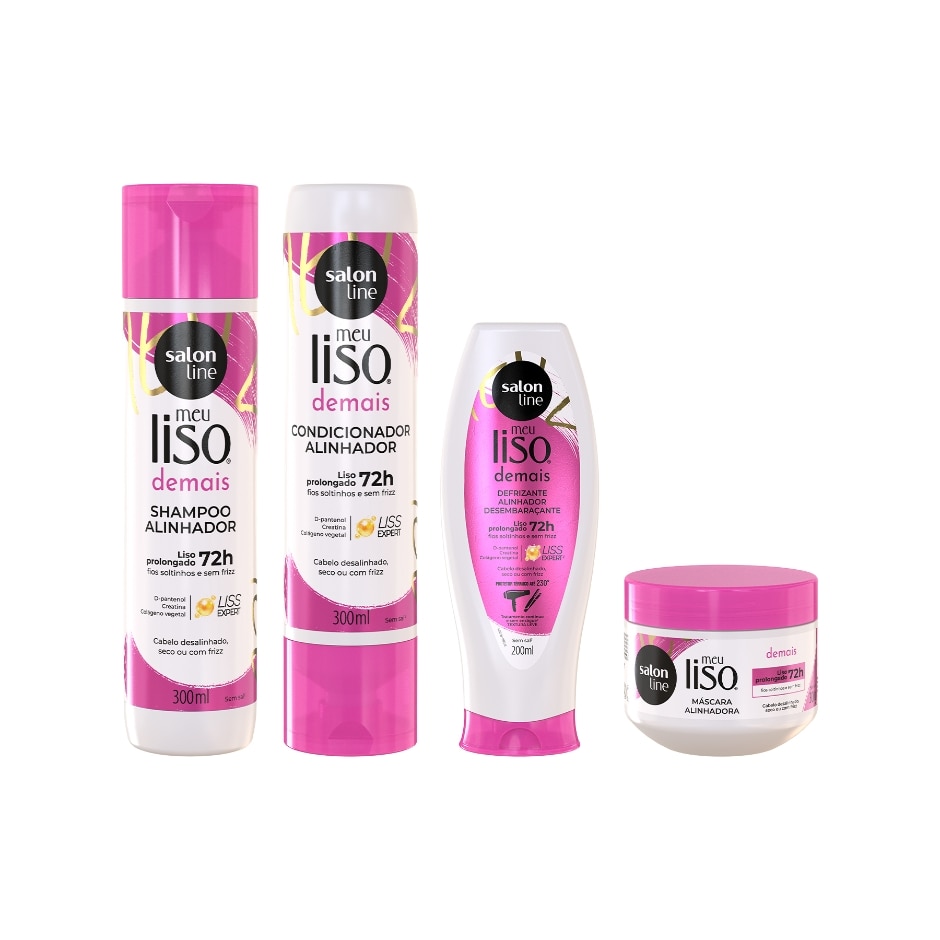 Salon Line Meu Liso Muito + Liso Amido de Milho