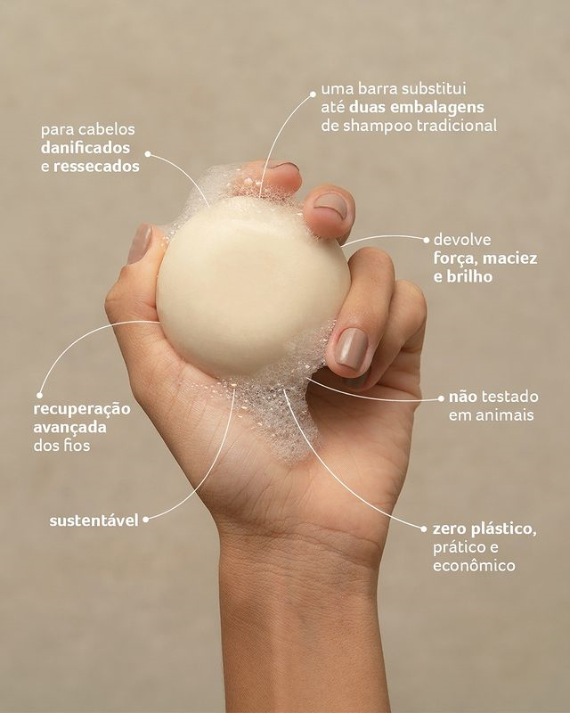 benefícios ecológicos shampoo sólido
