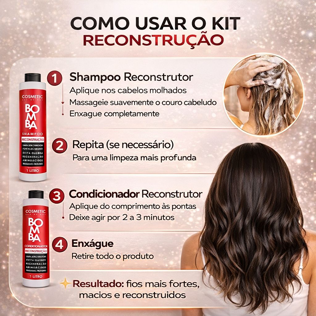 qual shampoo usar cabelo quebradiço