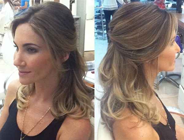 penteados para casamento cabelo solto convidada