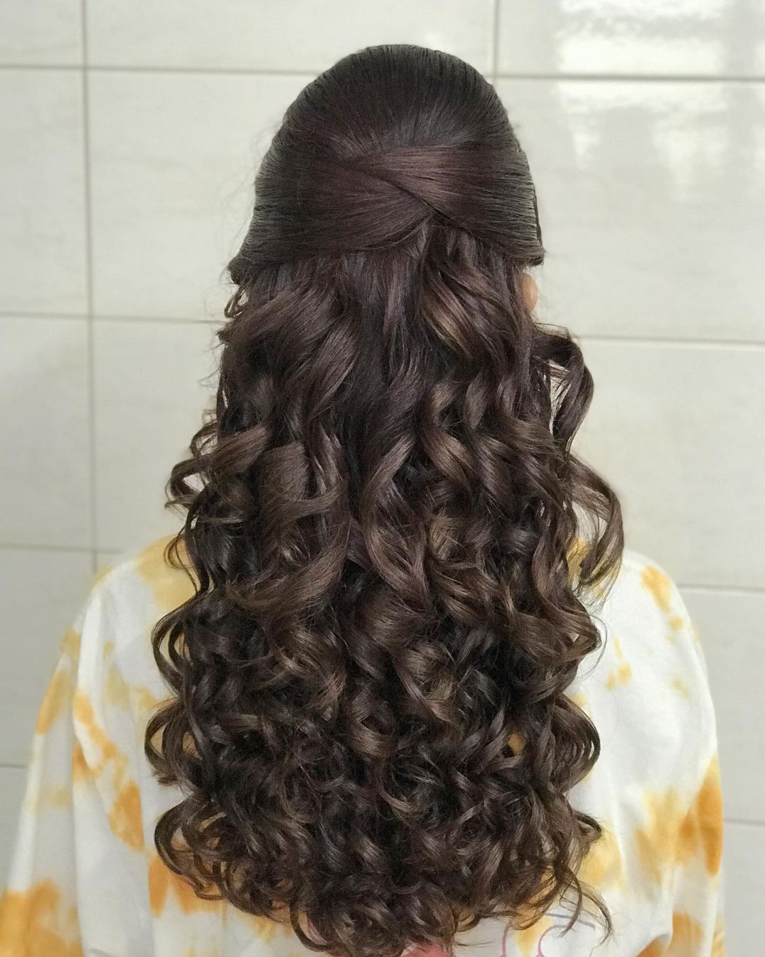 penteado formatura cabelo solto médio