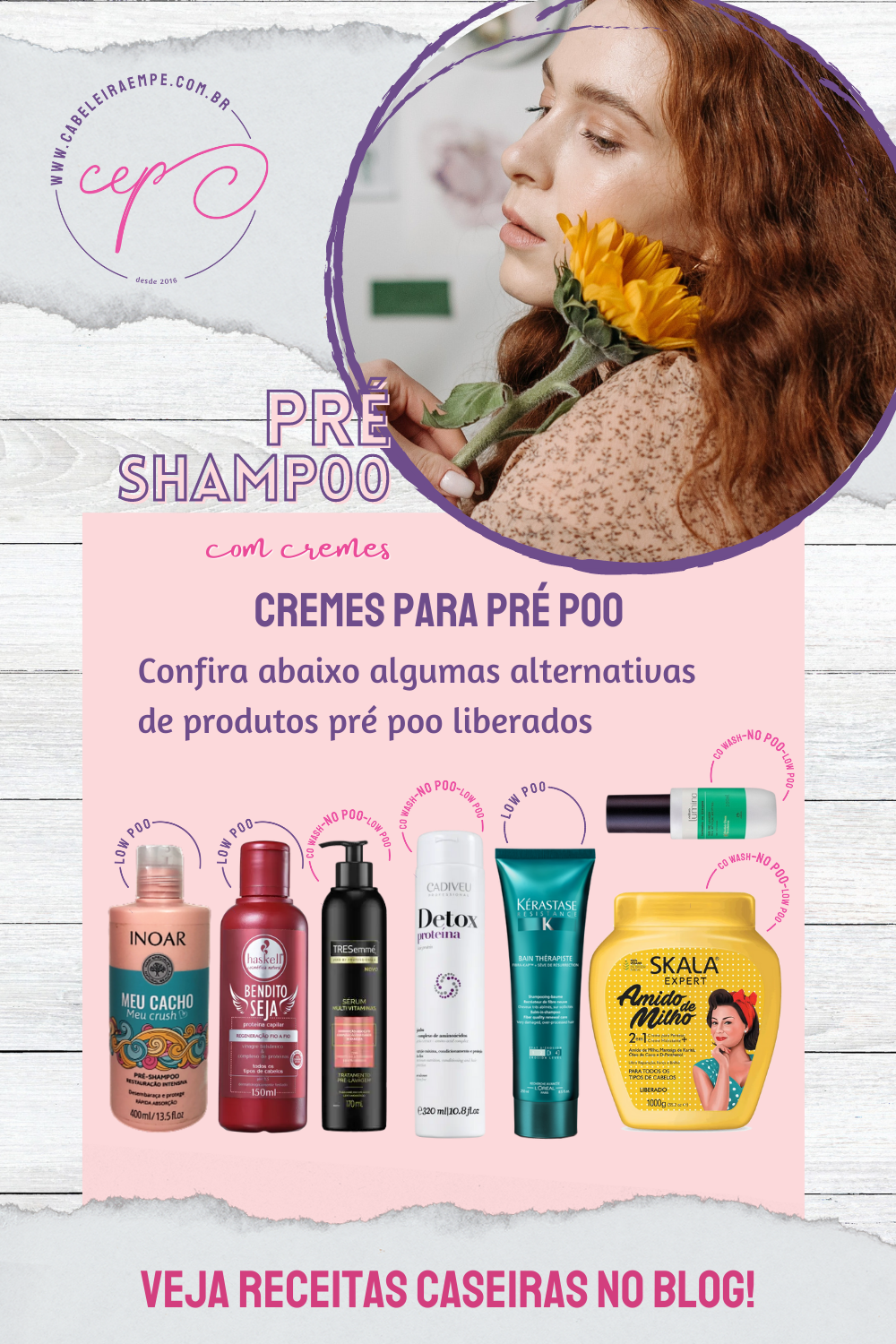 pré-shampoo benefícios