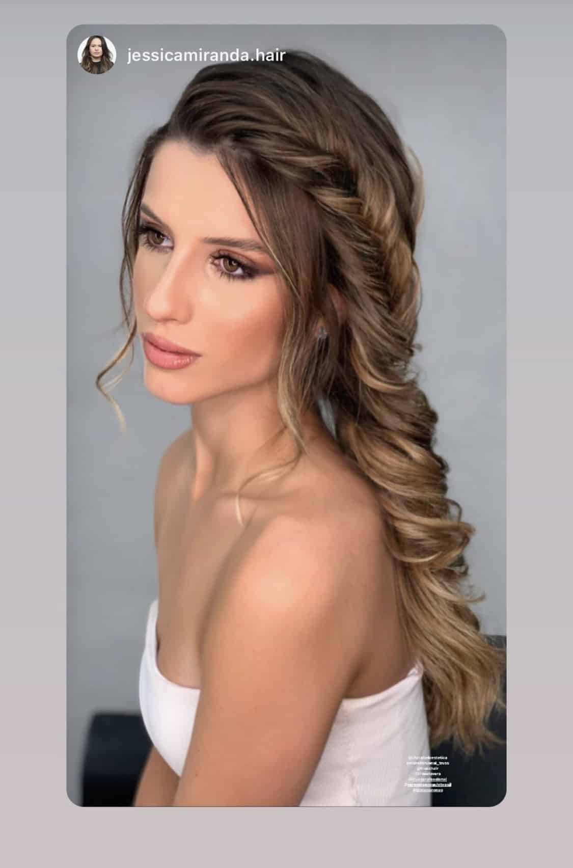 penteados com tranças para casamento